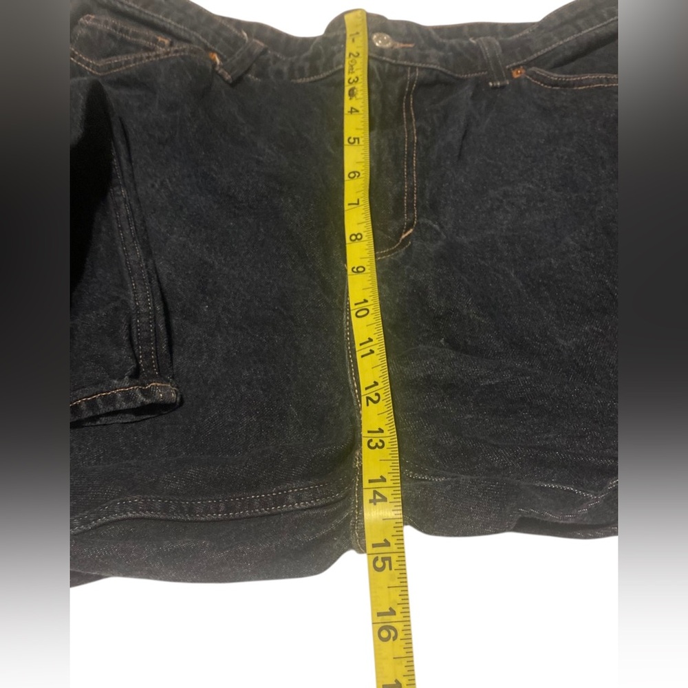 H&M &Denim Barrel Jeans Women’s 18 Loose Fit High Waist Dark Wash 100% Cotton - Picture 7 of 16